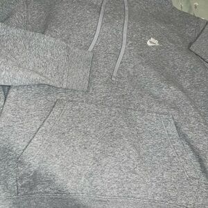 Nike Men's Heather Gray Hoodie